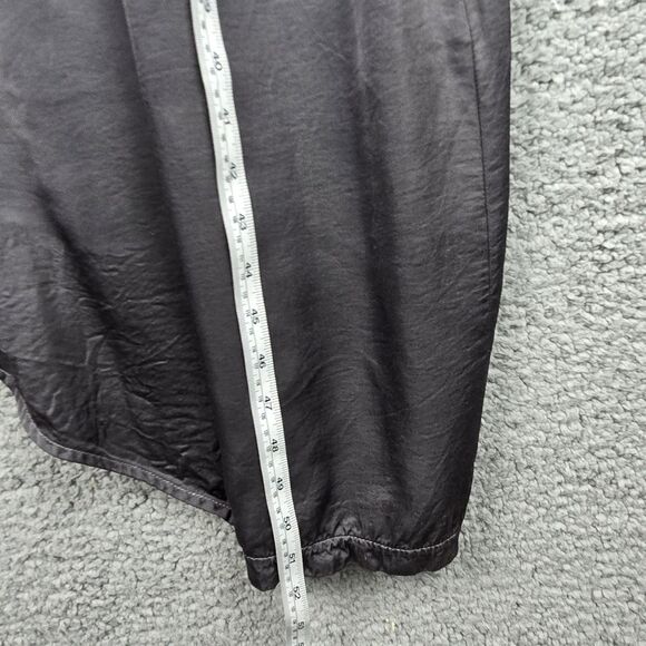 Stark X Dress Womens M Black Asymmetric Satin Scoop Neck - Picture 12 of 16